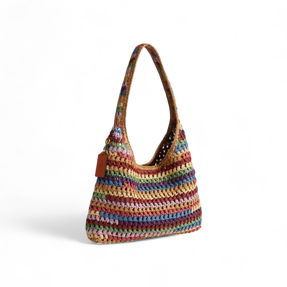 Coach Multicolor Crochet Shoulder Bag - Picture 3 of 5